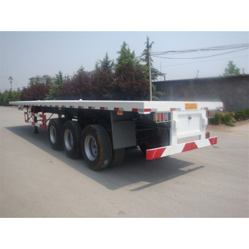 Three Axle Low Bed Trailer for 40 Foot Container